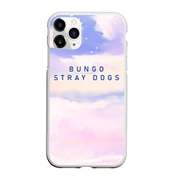 Чехол iPhone 11 Pro матовый Bungo Stray Dogs sky clouds, цвет: 3D-белый