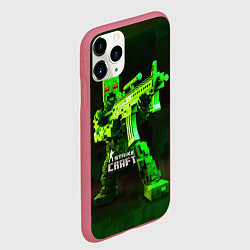 Чехол iPhone 11 Pro матовый Strike Craft, цвет: 3D-малиновый — фото 2