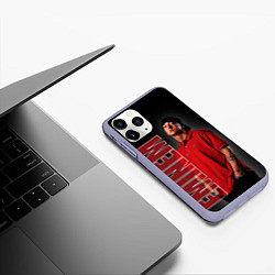 Чехол iPhone 11 Pro матовый Рэппер Эминем, цвет: 3D-светло-сиреневый — фото 2