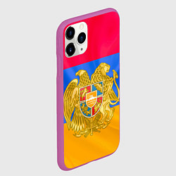 Чехол iPhone 11 Pro матовый Солнечная Армения, цвет: 3D-фиолетовый — фото 2