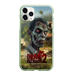 Чехол iPhone 11 Pro матовый Zombie dead island 2