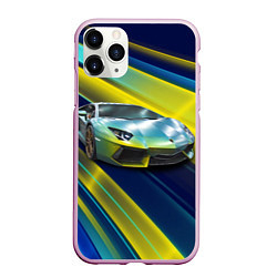 Чехол iPhone 11 Pro матовый Суперкар Lamborghini Reventon