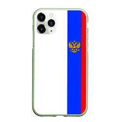 Чехол iPhone 11 Pro матовый Цвета России - герб