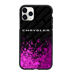 Чехол iPhone 11 Pro матовый Chrysler pro racing: символ сверху