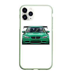 Чехол iPhone 11 Pro матовый BMW Liberty Walk, цвет: 3D-салатовый