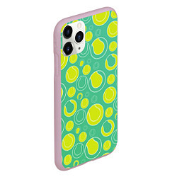 Чехол iPhone 11 Pro матовый Теннисные мячики, цвет: 3D-розовый — фото 2