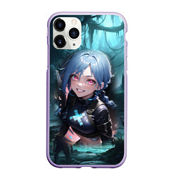 Чехол iPhone 11 Pro матовый Arcane league of legends милая jinx