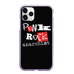 Чехол iPhone 11 Pro матовый Панк-рок анархист