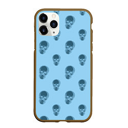 Чехол iPhone 11 Pro матовый Черепки
