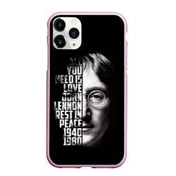 Чехол iPhone 11 Pro матовый Джон Леннон легенда