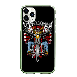 Чехол iPhone 11 Pro матовый Lynyrd Skynyrd - байкер