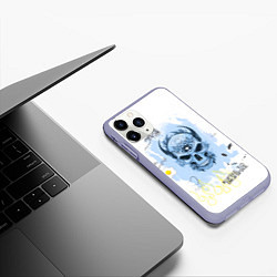 Чехол iPhone 11 Pro матовый Вдохновляй, цвет: 3D-светло-сиреневый — фото 2