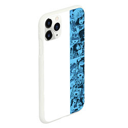 Чехол iPhone 11 Pro матовый Ахегао на белом фоне, цвет: 3D-белый — фото 2