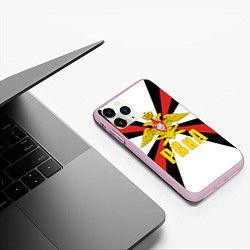 Чехол iPhone 11 Pro матовый РВиА, цвет: 3D-розовый — фото 2
