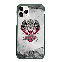 Чехол iPhone 11 Pro матовый Amon Amarth first kill