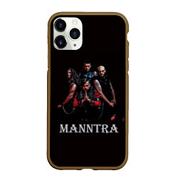 Чехол iPhone 11 Pro матовый Manntra, цвет: 3D-коричневый