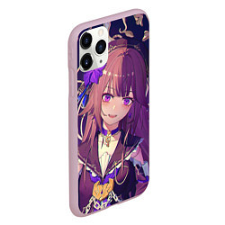 Чехол iPhone 11 Pro матовый Хонкай Стар Рейл: Герта, цвет: 3D-розовый — фото 2