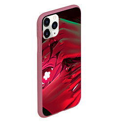 Чехол iPhone 11 Pro матовый Ху Тао смотрит - Геншин, цвет: 3D-малиновый — фото 2