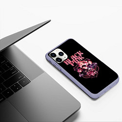 Чехол iPhone 11 Pro матовый Blackpink k-pop, Блэкпинк, цвет: 3D-светло-сиреневый — фото 2