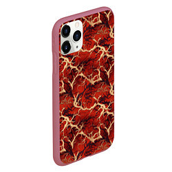 Чехол iPhone 11 Pro матовый Корни деревьев, цвет: 3D-малиновый — фото 2