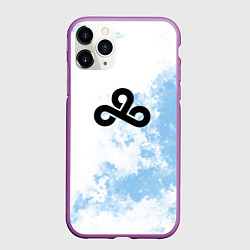 Чехол iPhone 11 Pro матовый Cloud9 Облачный, цвет: 3D-фиолетовый