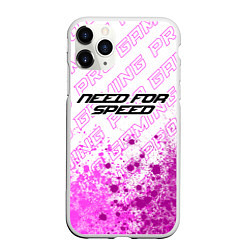 Чехол iPhone 11 Pro матовый Need for Speed pro gaming: символ сверху, цвет: 3D-белый