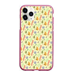 Чехол iPhone 11 Pro матовый Flower paradise