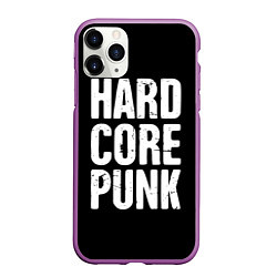 Чехол iPhone 11 Pro матовый Hardcore punk, цвет: 3D-фиолетовый