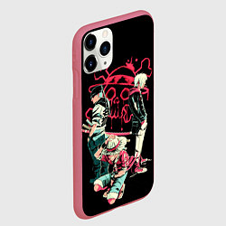 Чехол iPhone 11 Pro матовый Тройка из Ван Писа, цвет: 3D-малиновый — фото 2