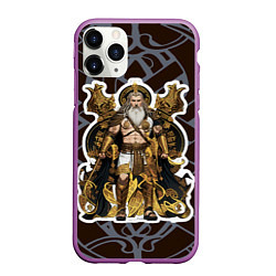 Чехол iPhone 11 Pro матовый Бог Один повелитель древних славян