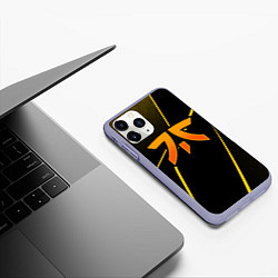 Чехол iPhone 11 Pro матовый Fnatic - csgo - gold edition, цвет: 3D-светло-сиреневый — фото 2