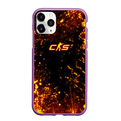 Чехол iPhone 11 Pro матовый Fire CS2, цвет: 3D-фиолетовый