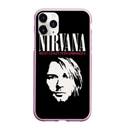 Чехол iPhone 11 Pro матовый Nirvana - Kurt Cobain