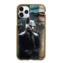 Чехол iPhone 11 Pro матовый Payday 3 cat bank