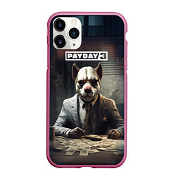 Чехол iPhone 11 Pro матовый Bulldog payday 3