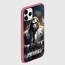 Чехол iPhone 11 Pro матовый Gorilla Payday 3, цвет: 3D-малиновый — фото 2