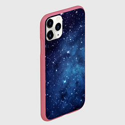 Чехол iPhone 11 Pro матовый Звездное небо - нейросеть, цвет: 3D-малиновый — фото 2