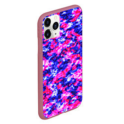 Чехол iPhone 11 Pro матовый Плазменное поле, цвет: 3D-малиновый — фото 2