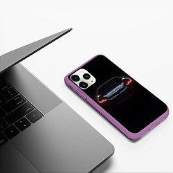 Чехол iPhone 11 Pro матовый BMW - red eyes, цвет: 3D-фиолетовый — фото 2