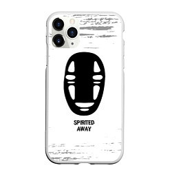 Чехол iPhone 11 Pro матовый Spirited Away glitch на светлом фоне, цвет: 3D-белый