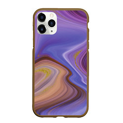 Чехол iPhone 11 Pro матовый Violet fantasy