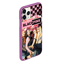 Чехол iPhone 11 Pro матовый Blackpink - girls, цвет: 3D-фиолетовый — фото 2