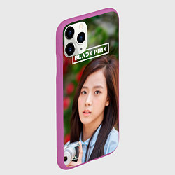 Чехол iPhone 11 Pro матовый Blackpink Jisoo, цвет: 3D-фиолетовый — фото 2