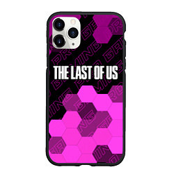 Чехол iPhone 11 Pro матовый The Last Of Us pro gaming: символ сверху, цвет: 3D-черный