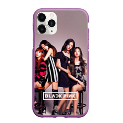 Чехол iPhone 11 Pro матовый Blackpink kpop, цвет: 3D-фиолетовый