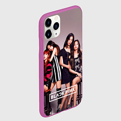 Чехол iPhone 11 Pro матовый Blackpink kpop, цвет: 3D-фиолетовый — фото 2