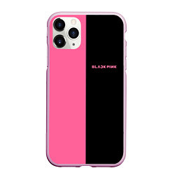 Чехол iPhone 11 Pro матовый Blackpink- двойной, цвет: 3D-розовый