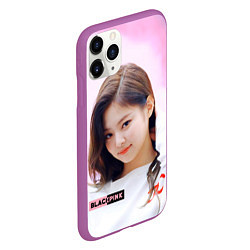 Чехол iPhone 11 Pro матовый Jennie solo, цвет: 3D-фиолетовый — фото 2