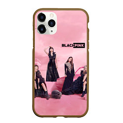 Чехол iPhone 11 Pro матовый Blackpink poster