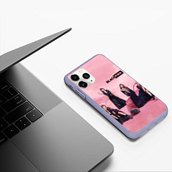 Чехол iPhone 11 Pro матовый Blackpink poster, цвет: 3D-светло-сиреневый — фото 2